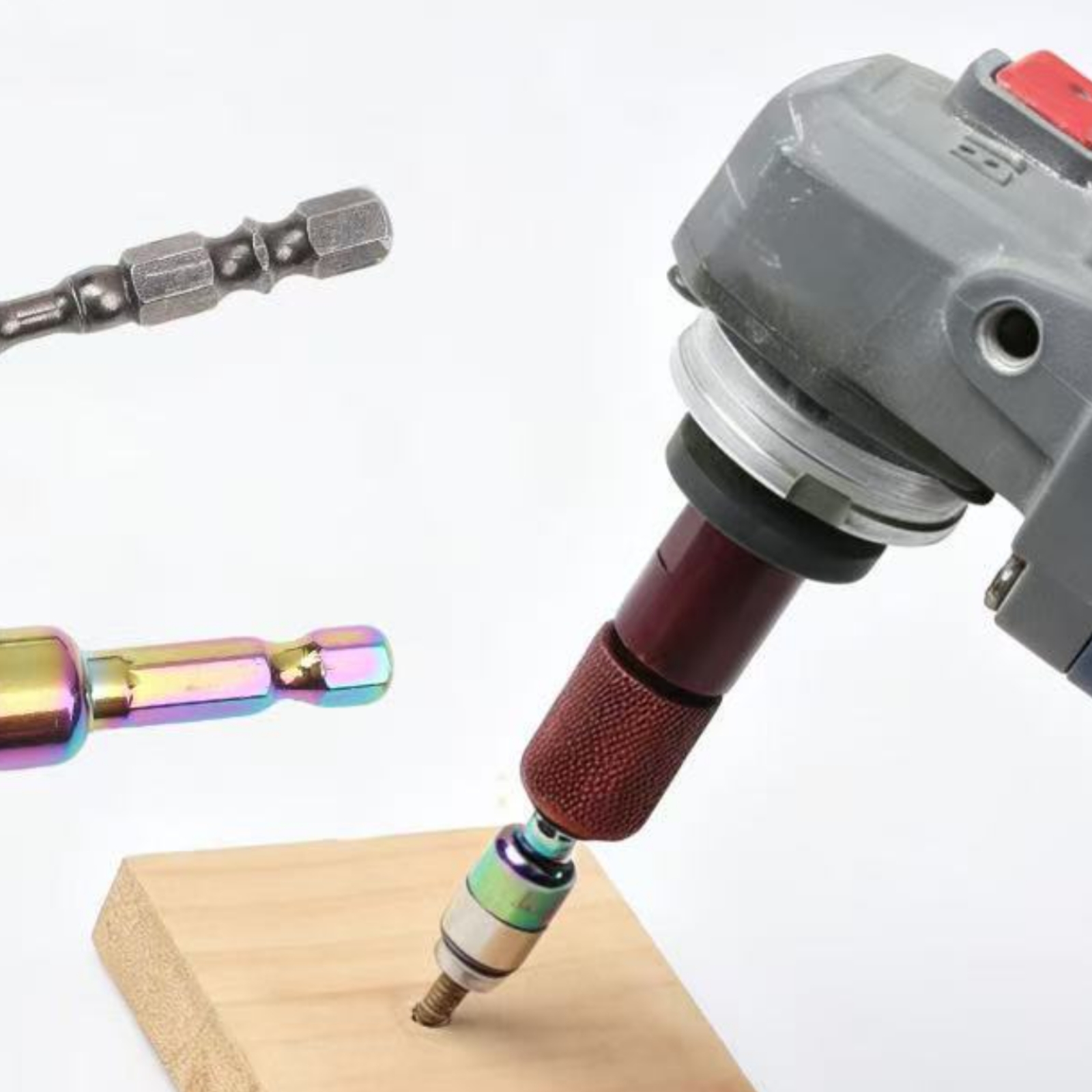 Power Tools Grinder - رأس محول لجلاخة الزاوية بمقبض مسنن،