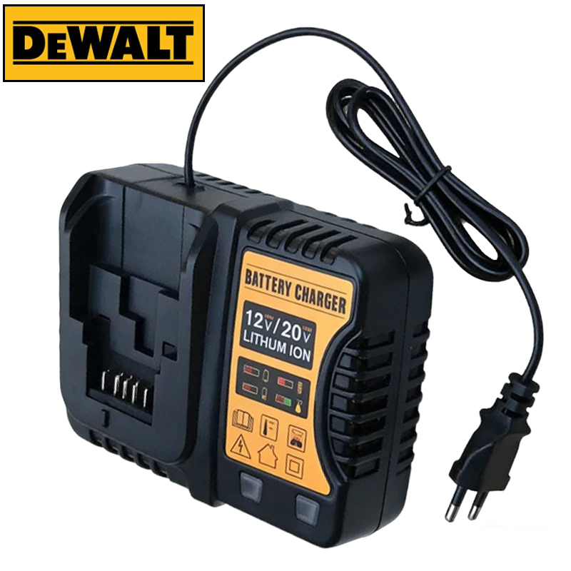 Power Tools Dewalt - شاحن ليثيوم 12 فولت/20 فولت لأدوات