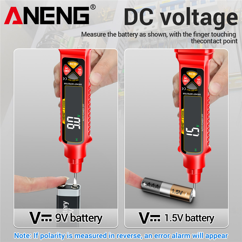 اختبار الطاقة المقبس ANENG VD8 - مراجعة Power Tools Voltage وسعره