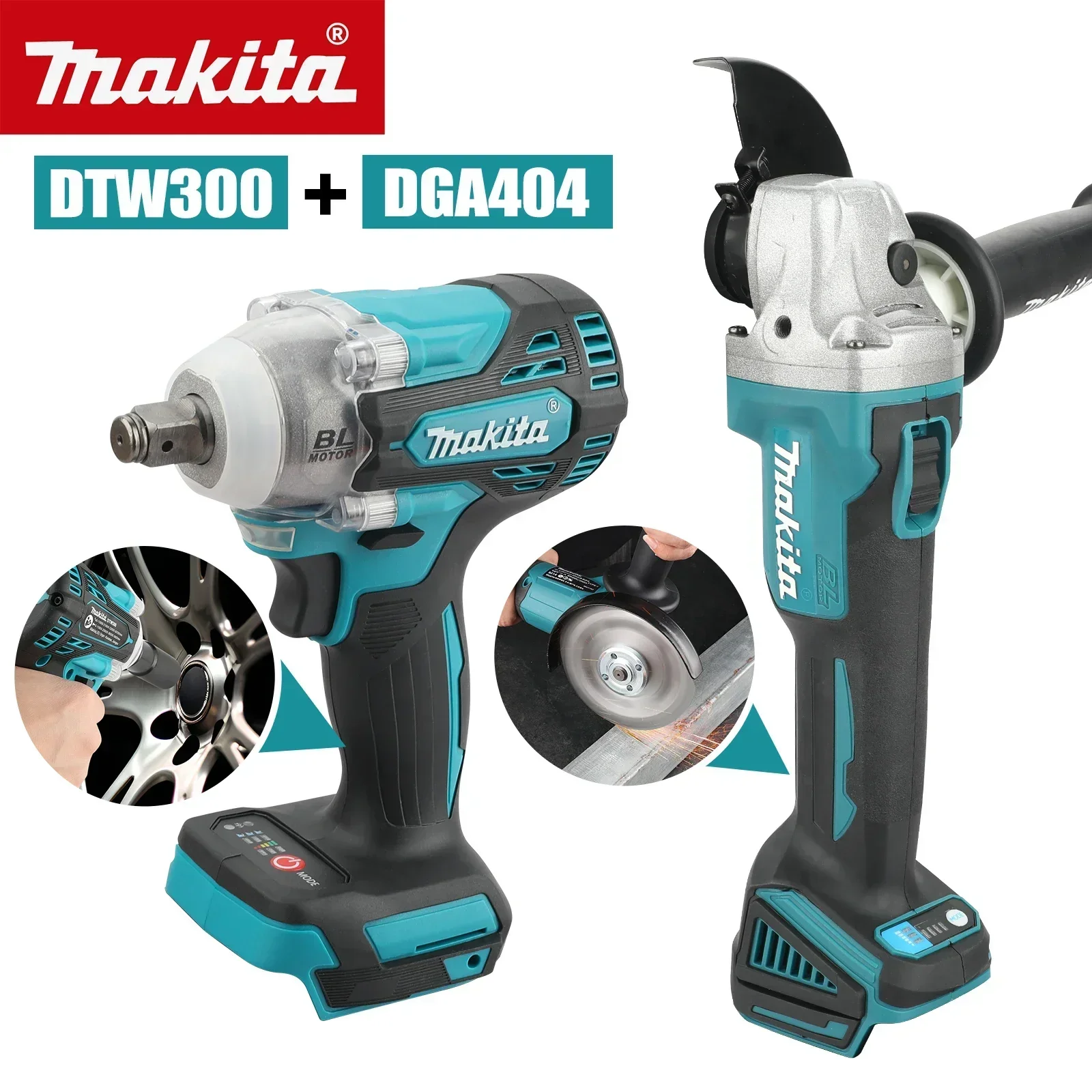 مجموعة ماكيتا DTW300 أو DGA404 - مراجعة Makita Drill Dtw300 وسعره