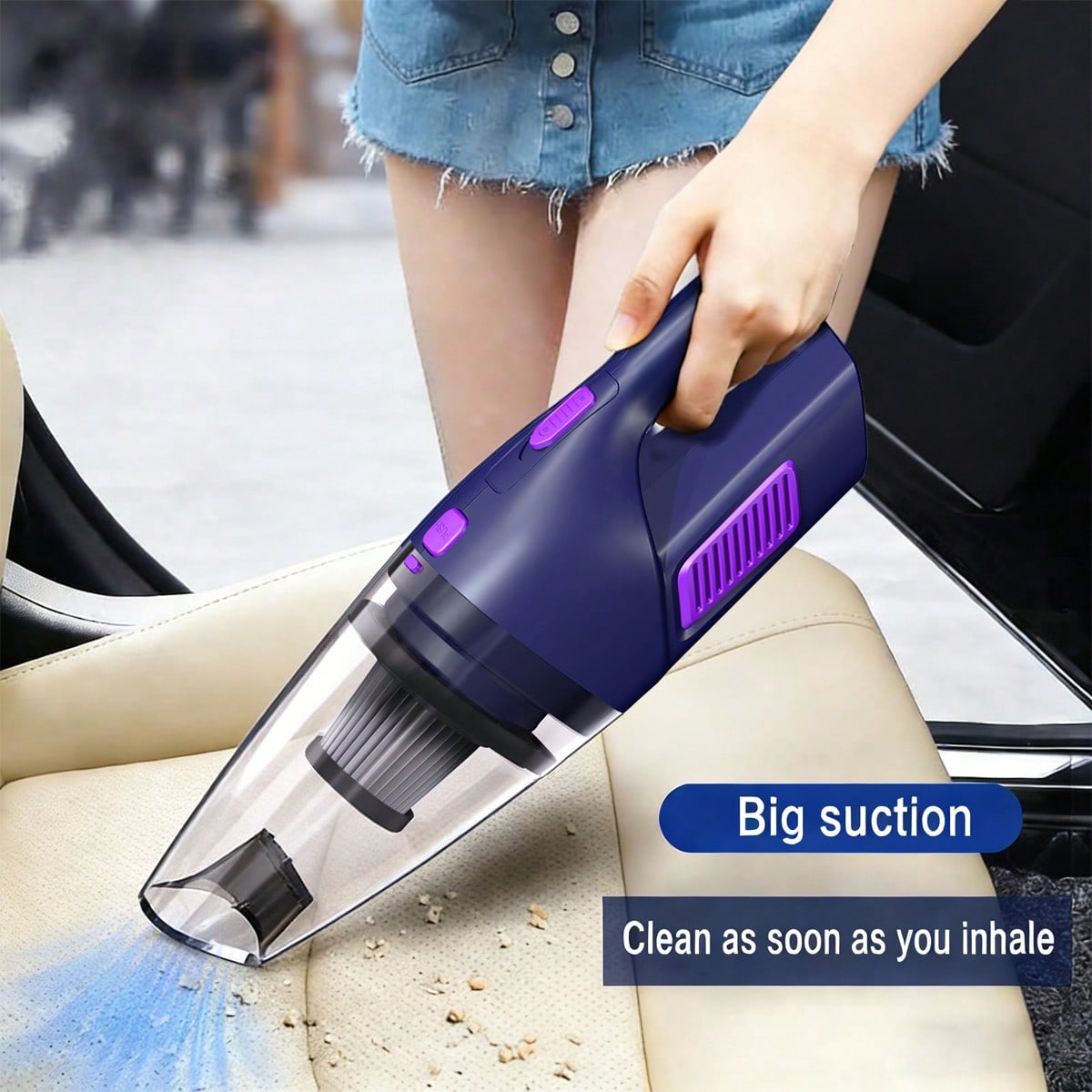 مكنسة كهربائية محمولة للسيارة  - مراجعة Power Tools For Home وسعره