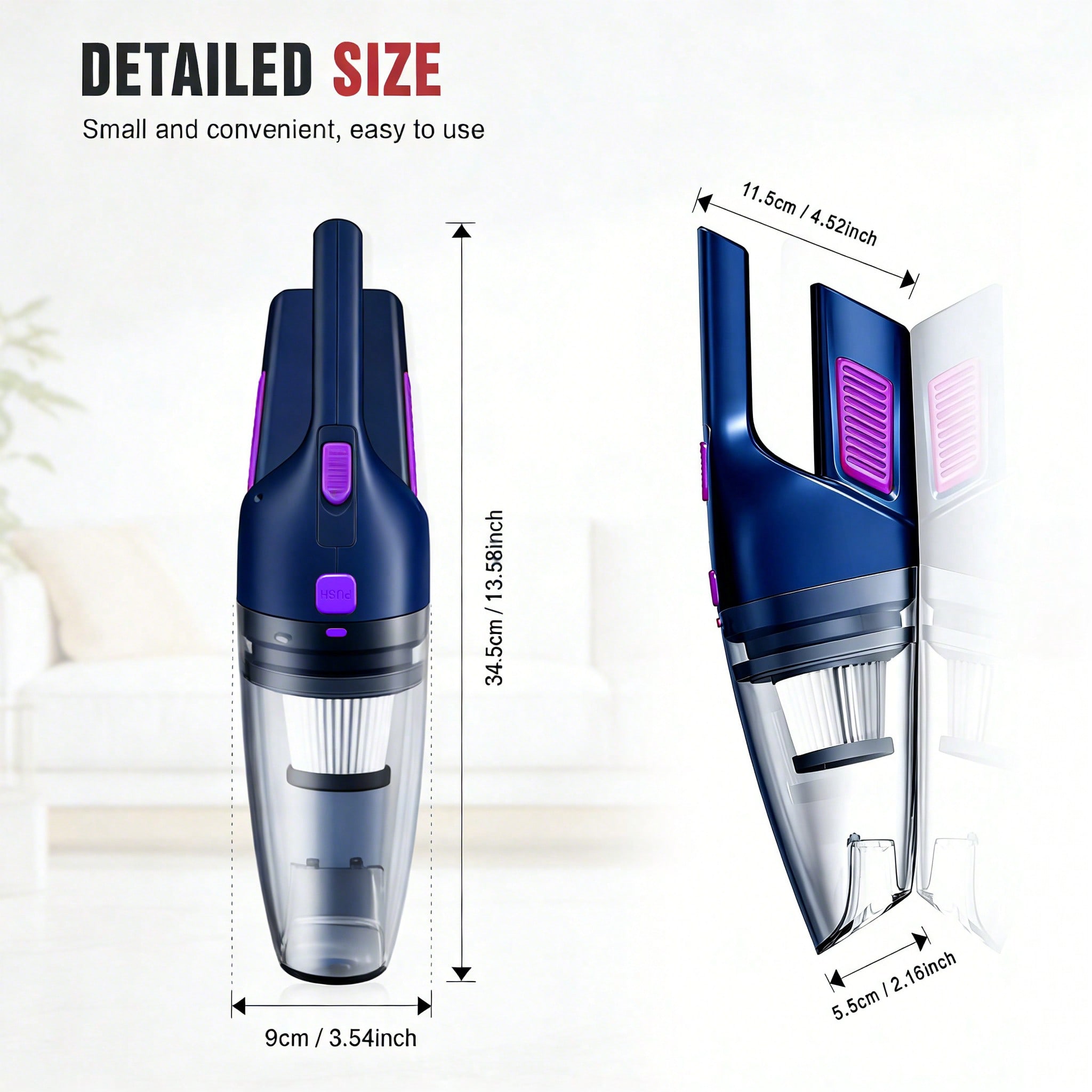 مكنسة كهربائية محمولة للسيارة  - مراجعة Power Tools For Home وسعره