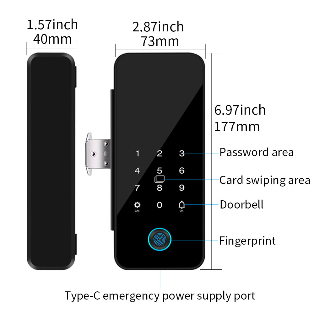 Tuya Smart Life قفل باب زجاجي  - مراجعة Power Tools Aeg وسعره