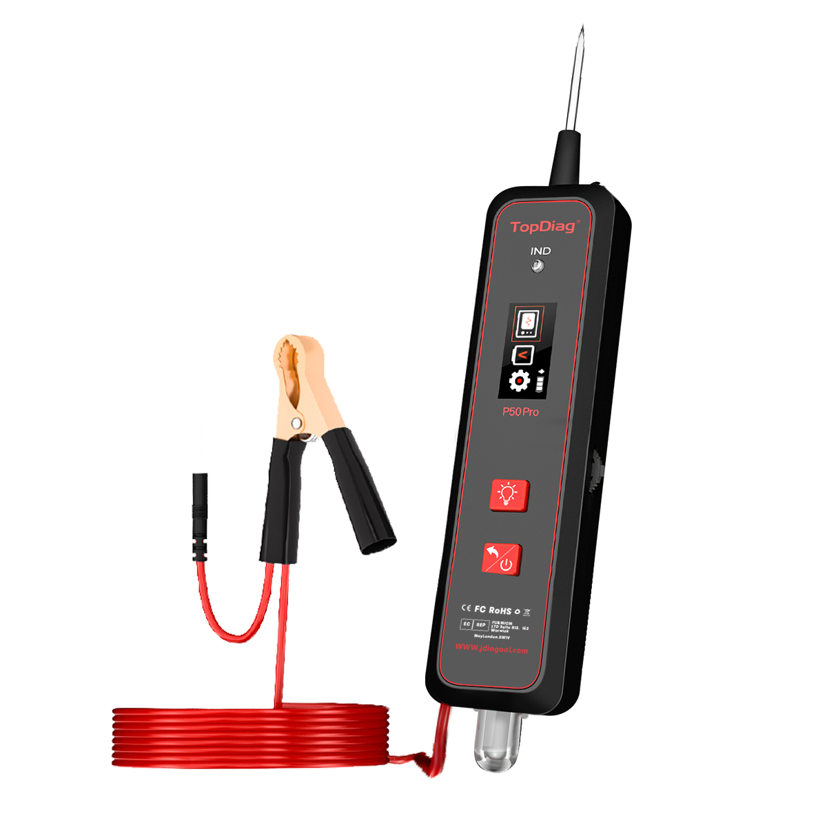 جهاز اختبار دوائر السيارات P50 - مراجعة Power Tools Voltage وسعره