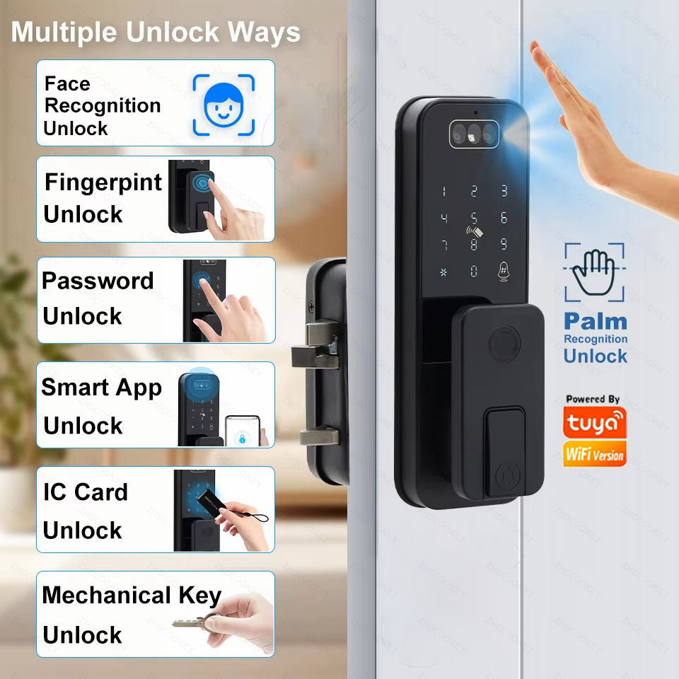 قفل باب ذكي بتقنية Tuya WiFi و - مراجعة Power Tools Aeg وسعره