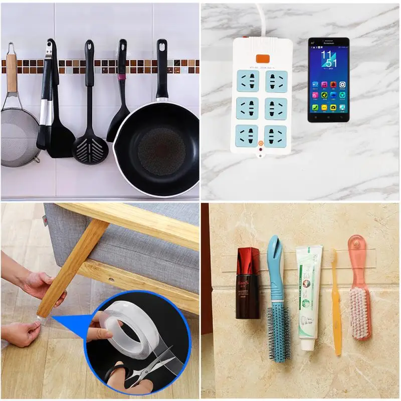 شريط نانو لاصق مزدوج قوي وشفاف - مراجعة Power Tools For Home وسعره