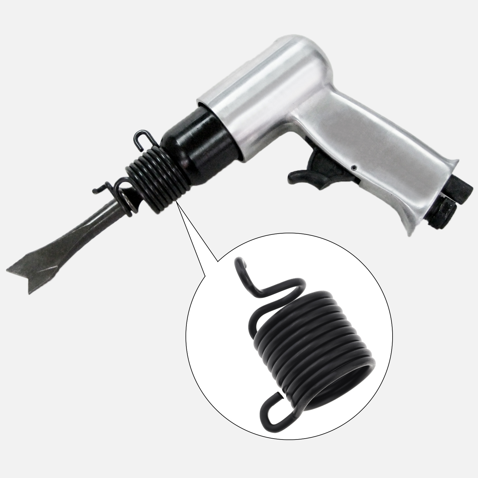 دعامة زنبركية لواجهة مجرفة اله - مراجعة Power Tools Pneumatic وسعره